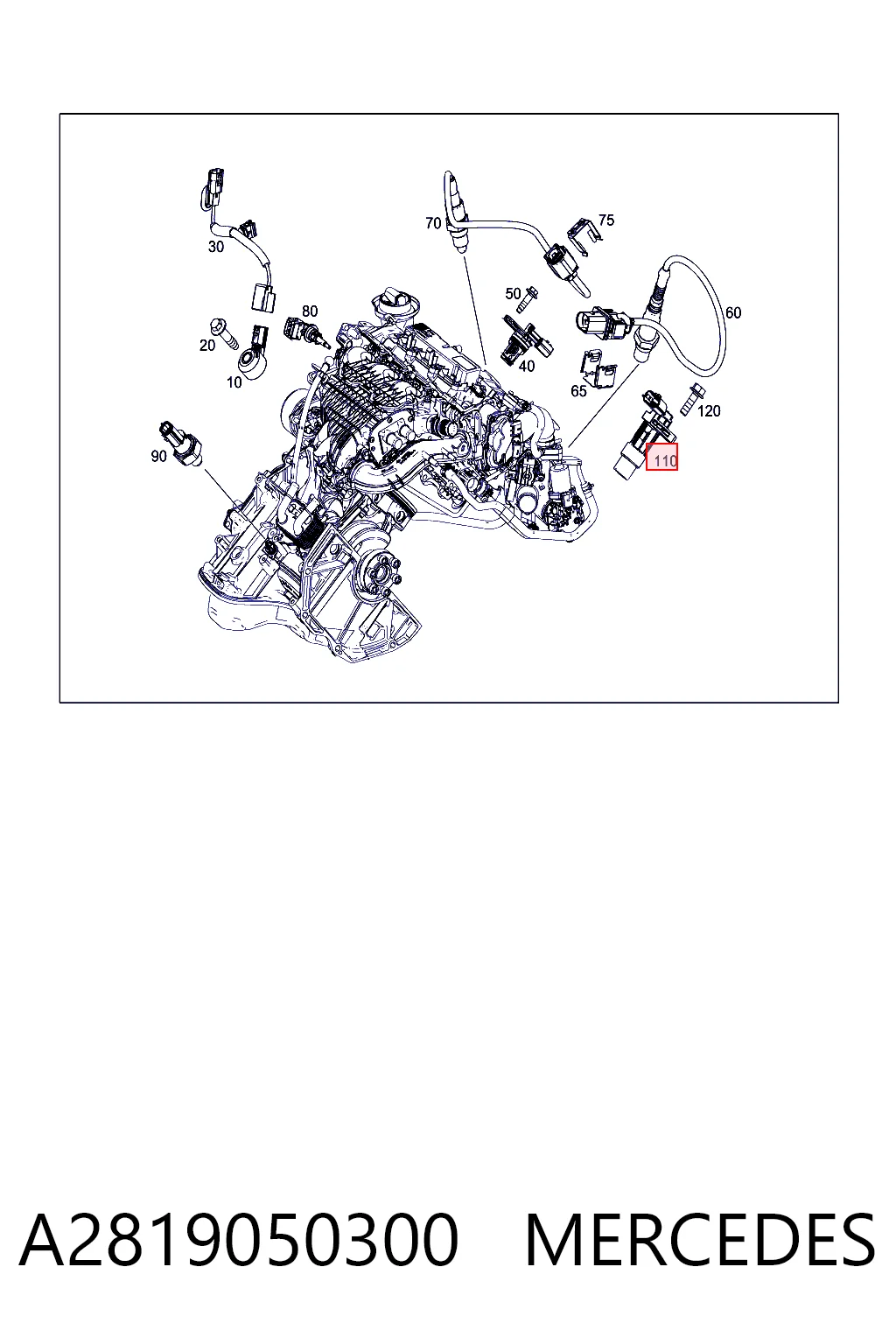 A2819050300 Mercedes