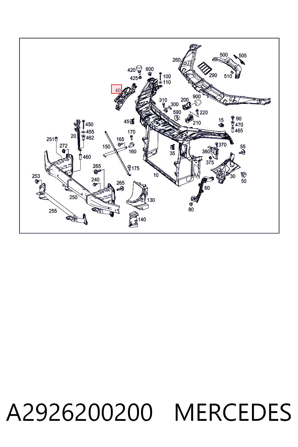 A2926200200 Mercedes
