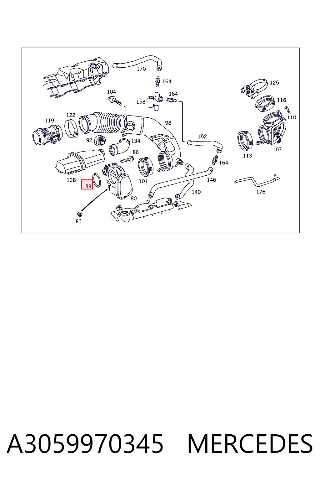 Comprar 05102933AA Chrysler Junta cuerpo mariposa