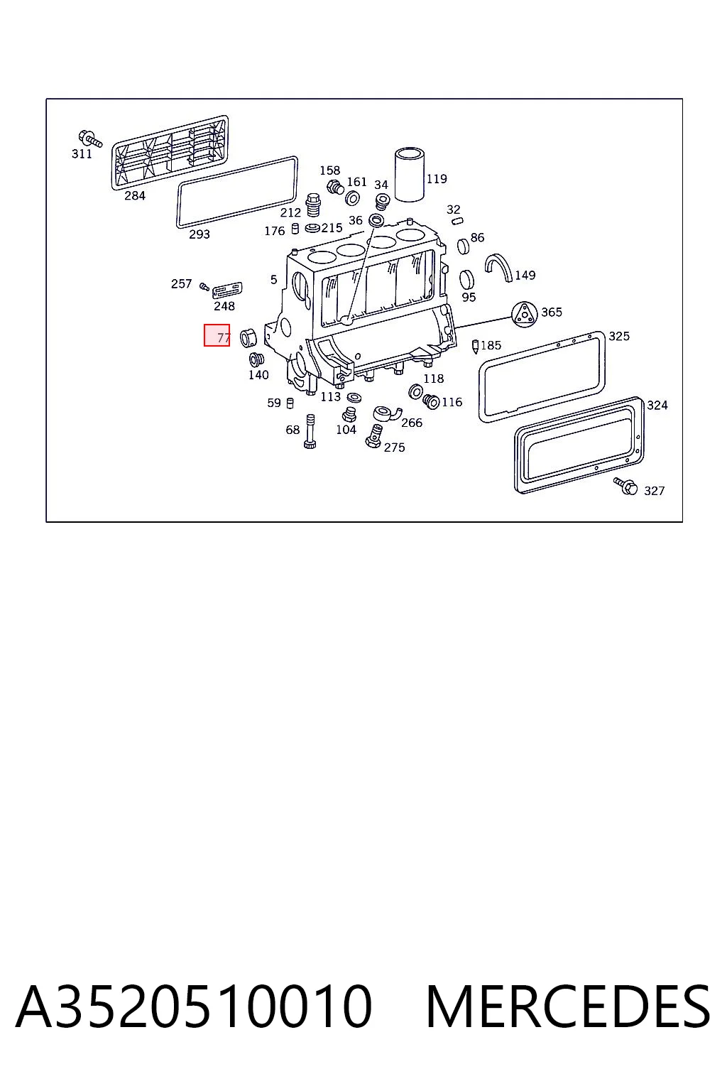 A3520510010 Mercedes