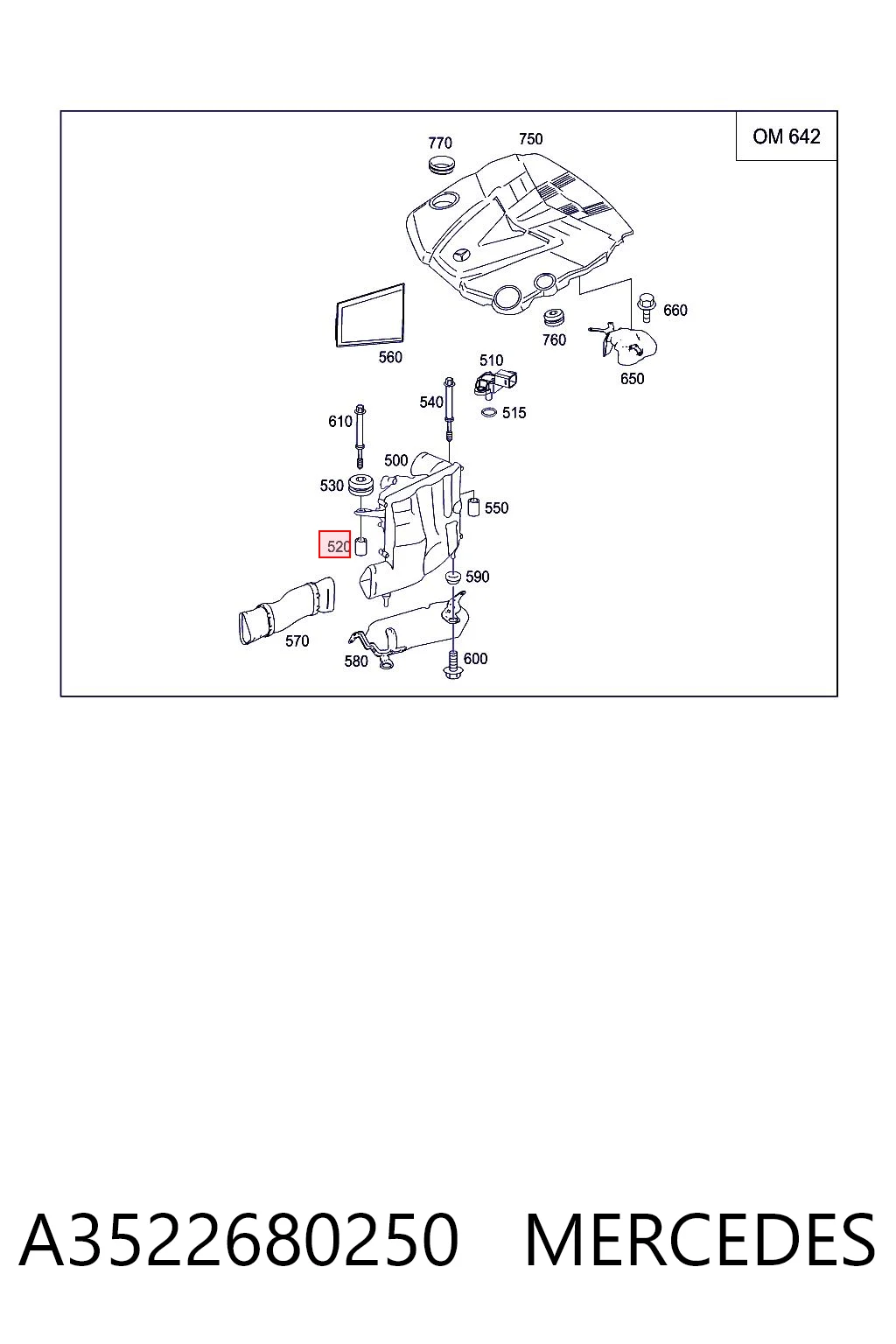 A3522680250 Mercedes
