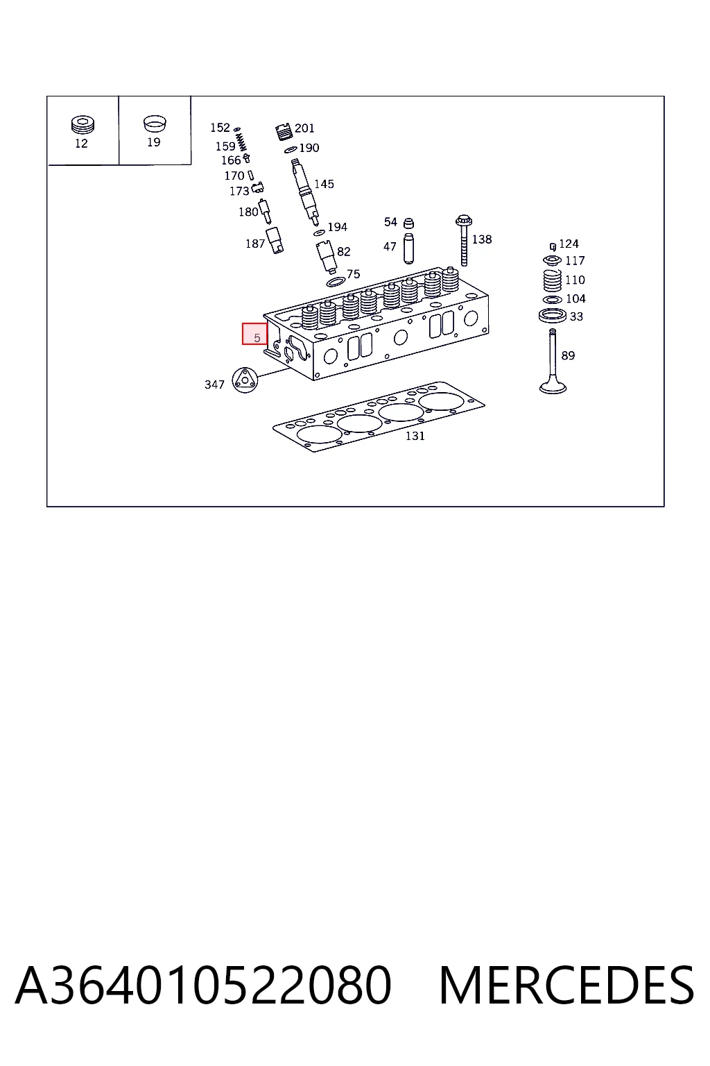 Cabeza del motor Fiat Fiorino  (1988-2001)