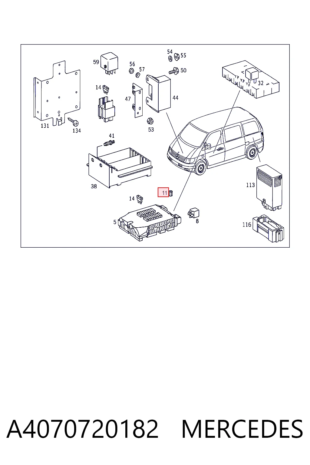 A4070720182 Mercedes