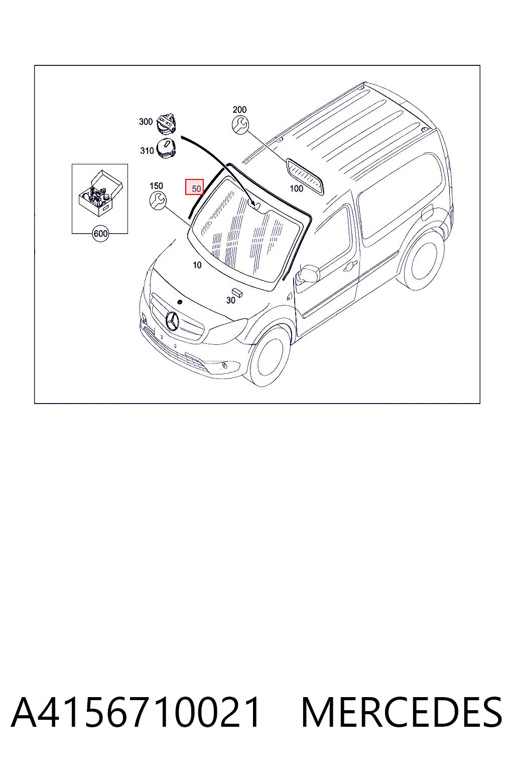A4156710021 Mercedes
