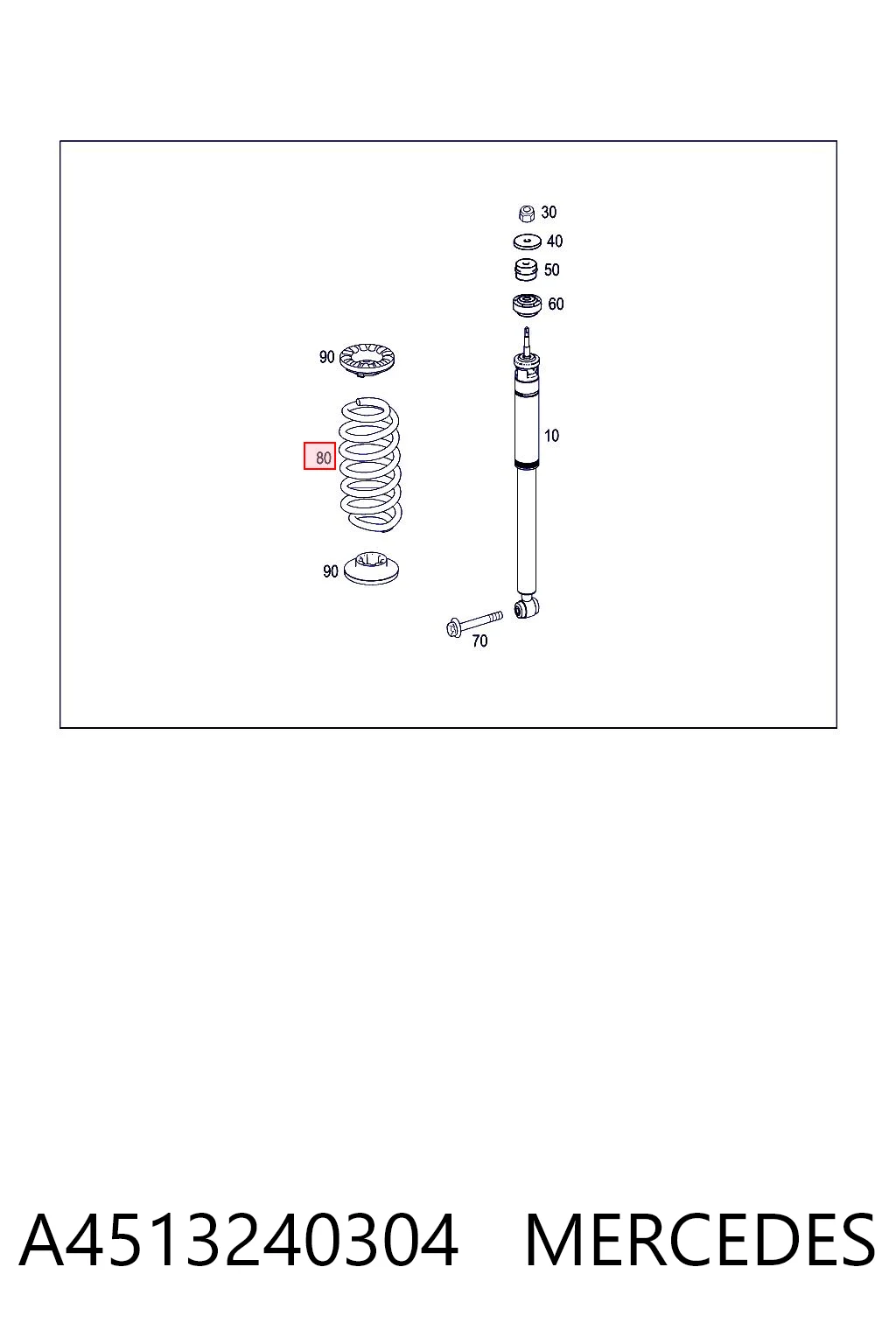 Comprar Muelle trasero Smart FORTWO  451 a bajo precio