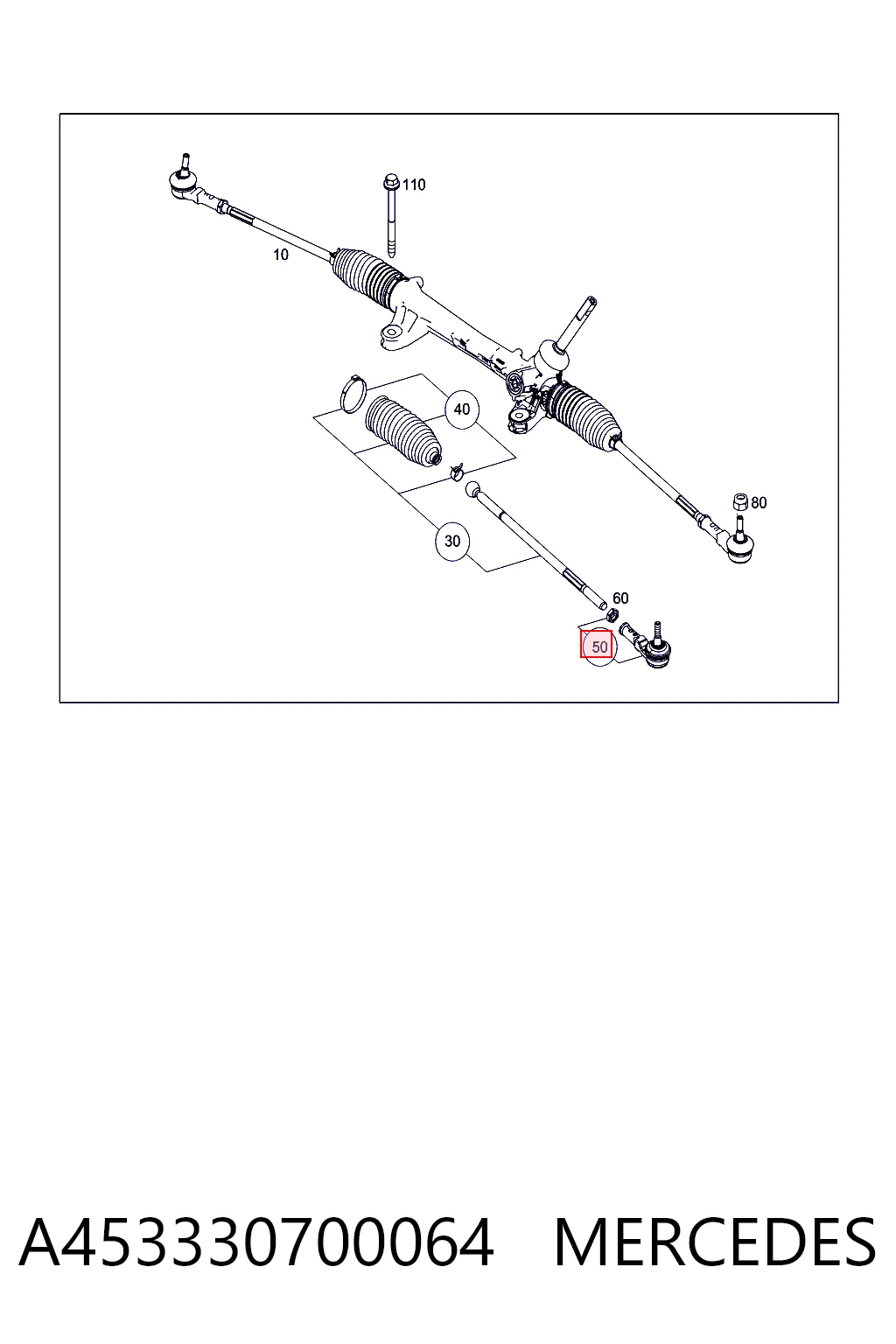 Rótulas de dirección para Smart FORFOUR  (453)