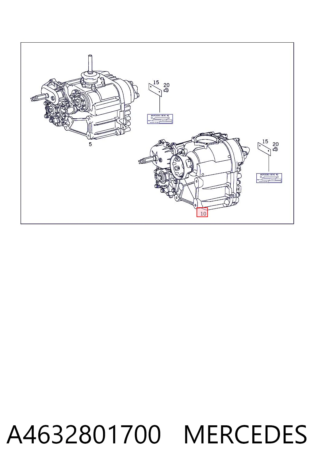Comprar Caja de transferencia Mercedes G I W463