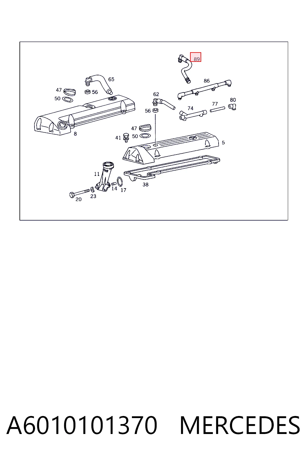 A6010101370 Mercedes