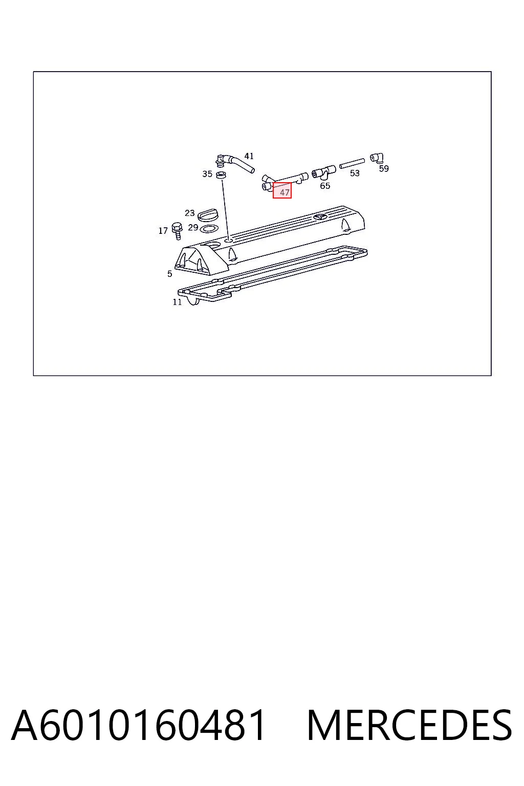 A6010160481 Mercedes