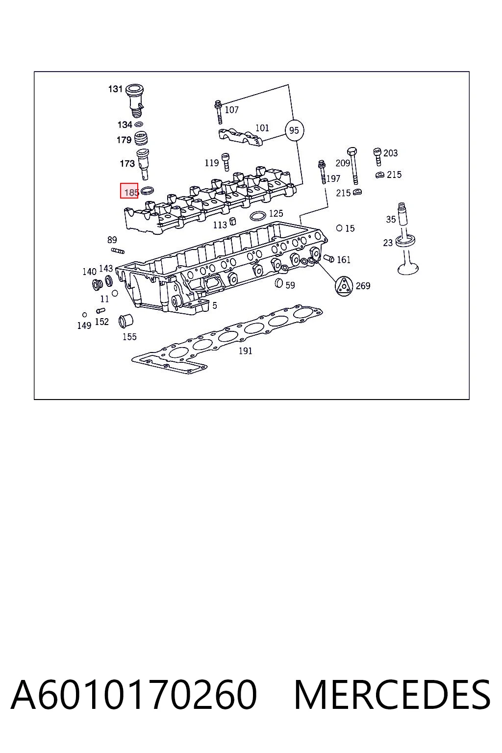 A6010170260 Mercedes
