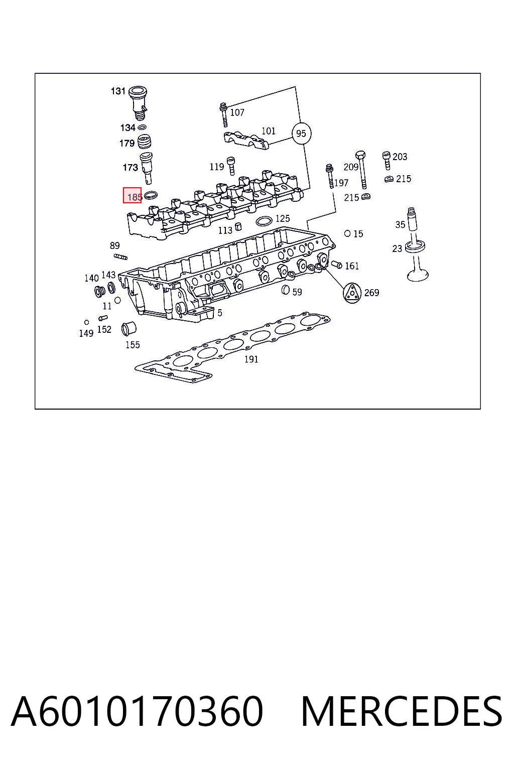 A6010170360 Mercedes
