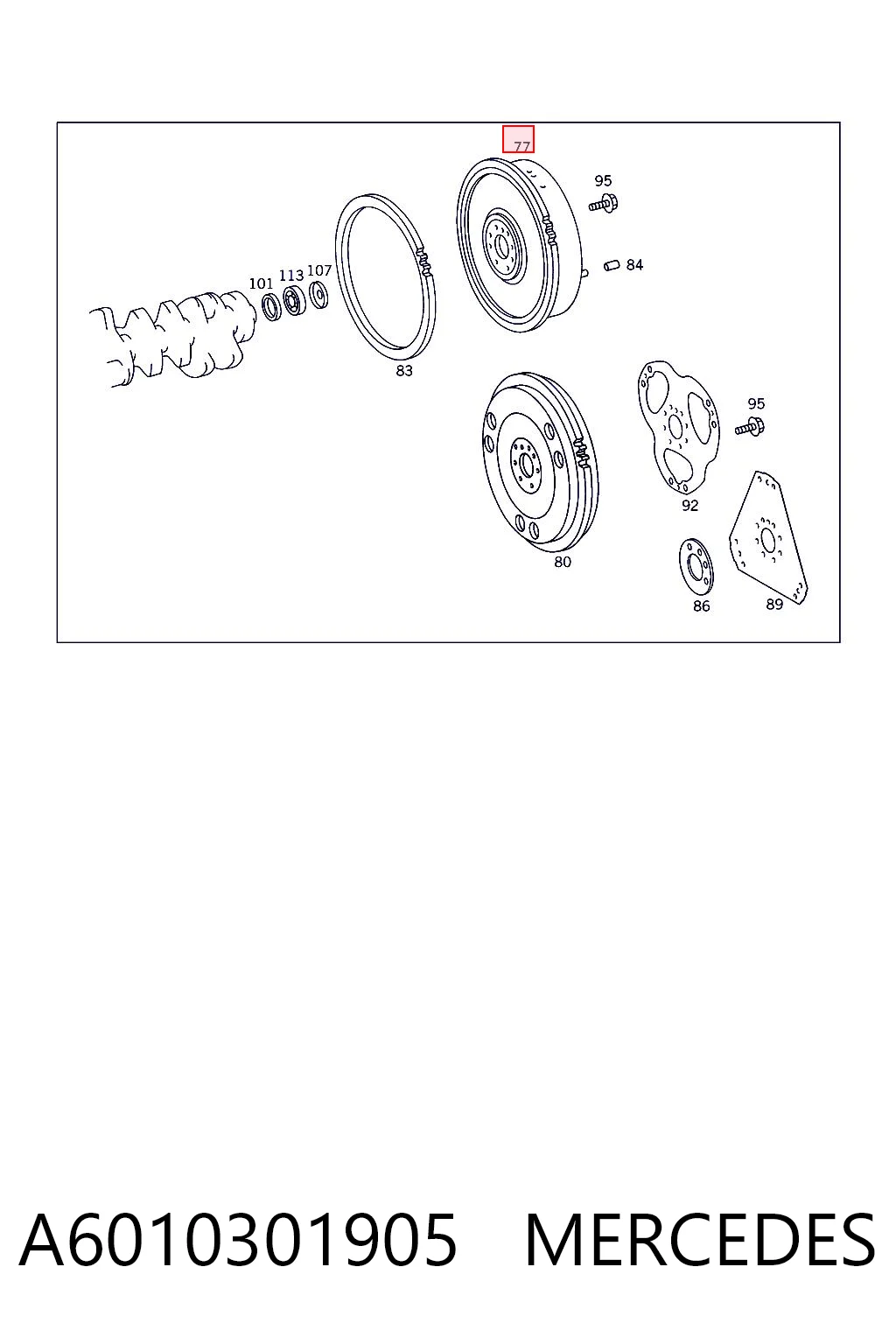 A6010301905 Mercedes