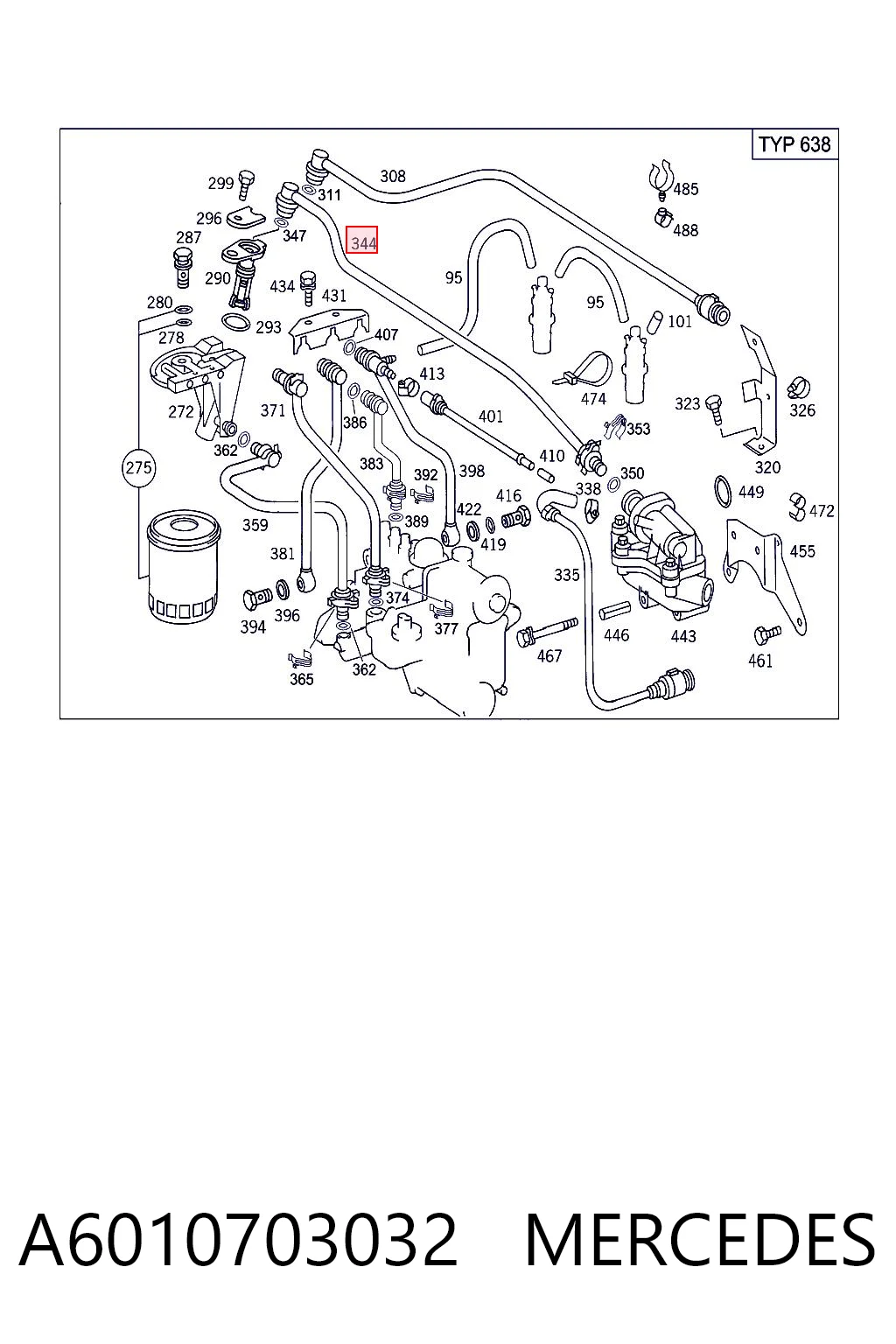 A6010703032 Mercedes