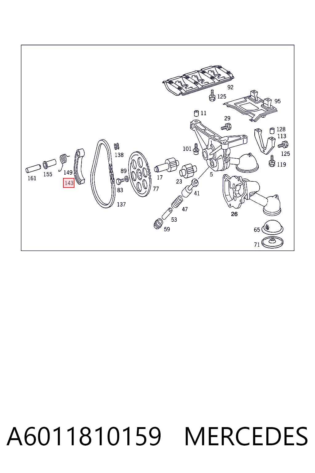 A6011810159 Mercedes