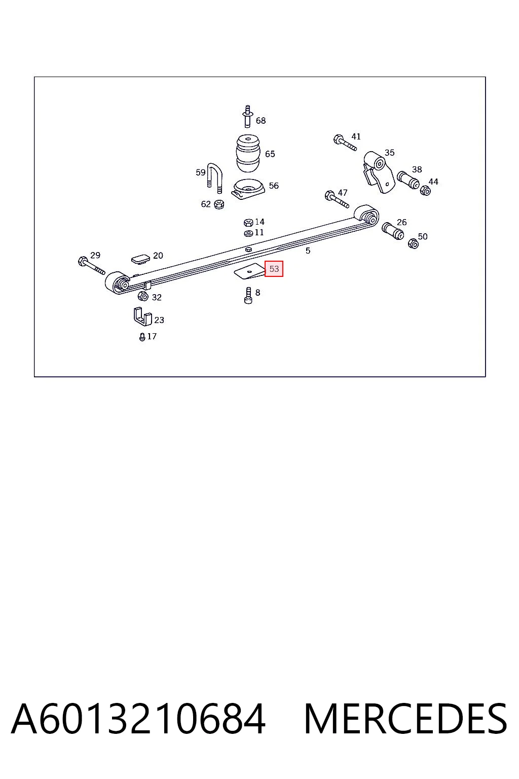 A6013210684 Mercedes
