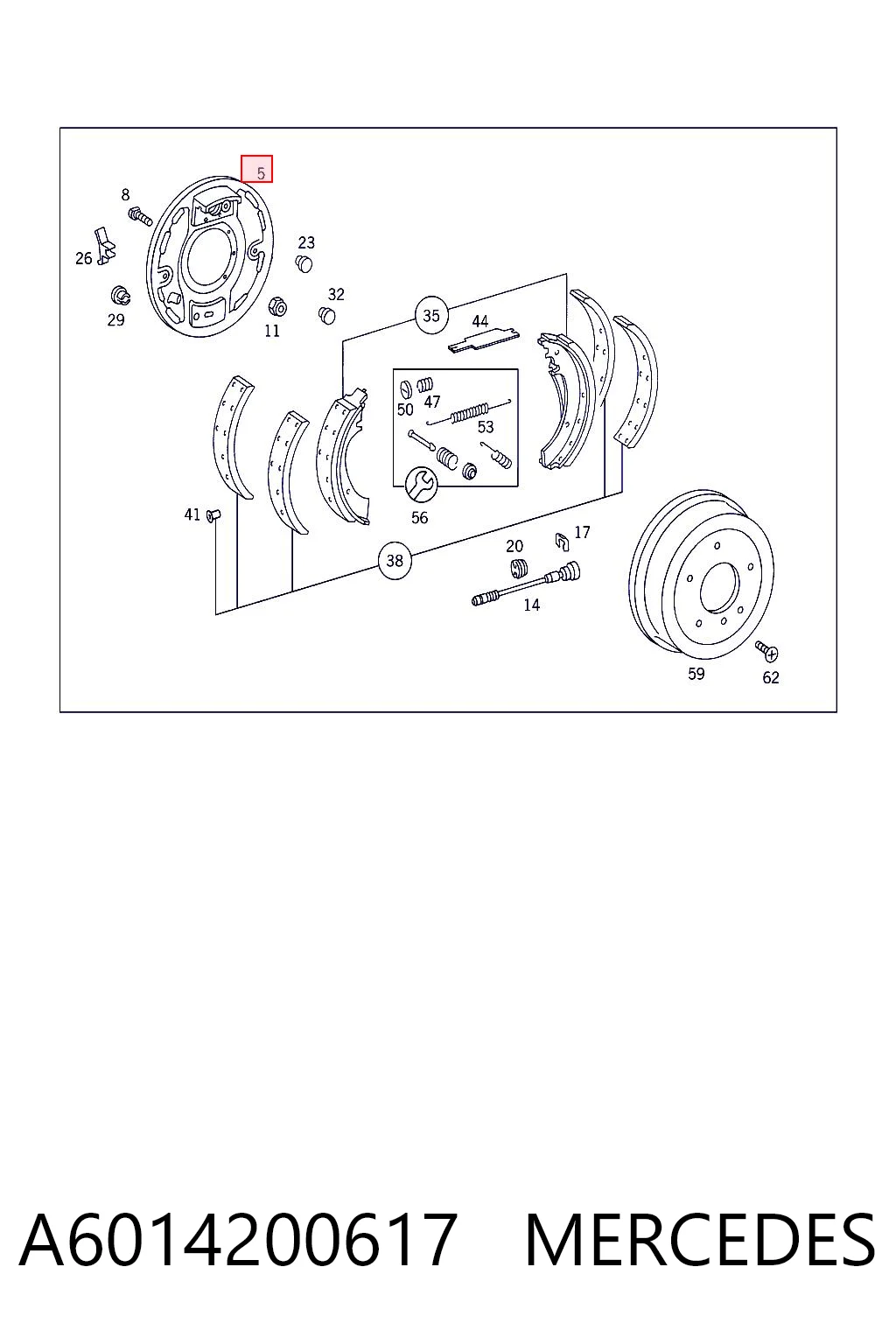 A6014200617 Mercedes