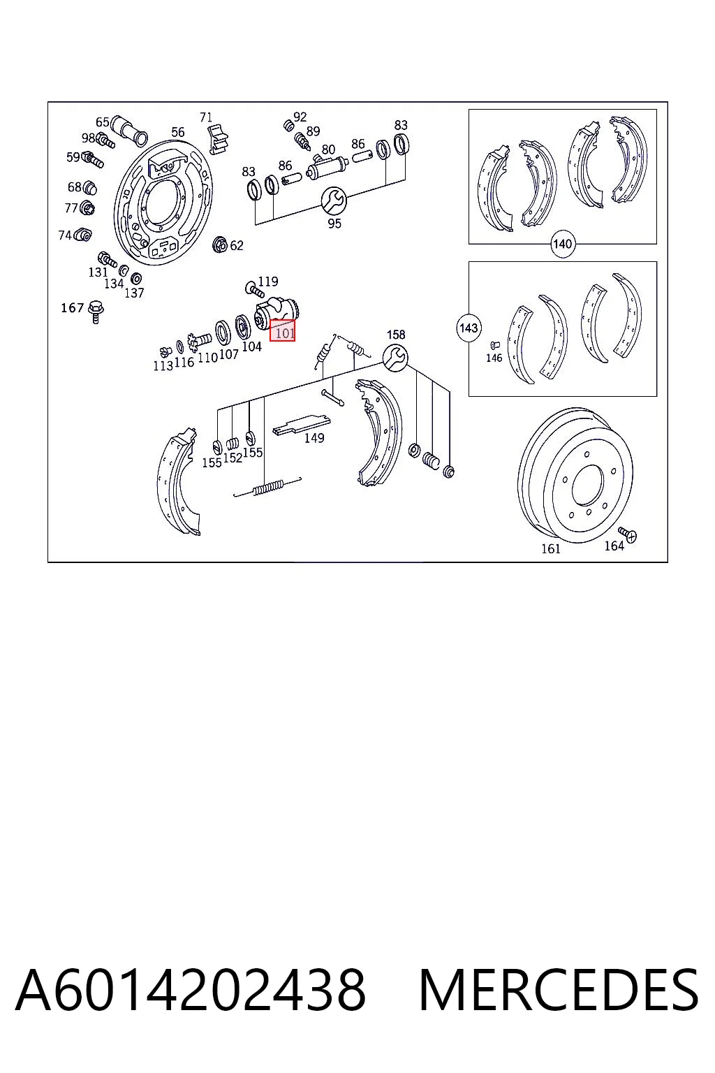 A6014202438 Mercedes