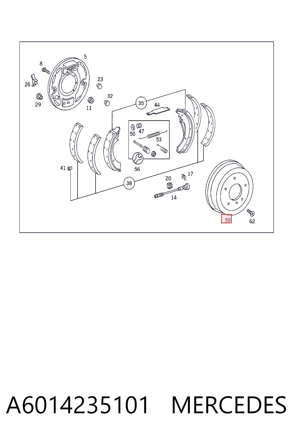 A6014235101 Mercedes