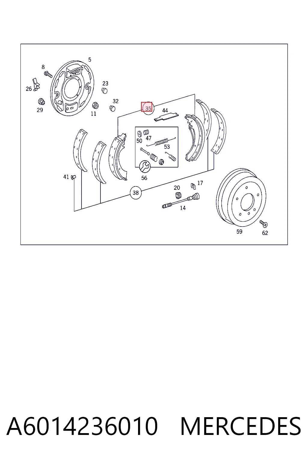 A6014236010 Mercedes