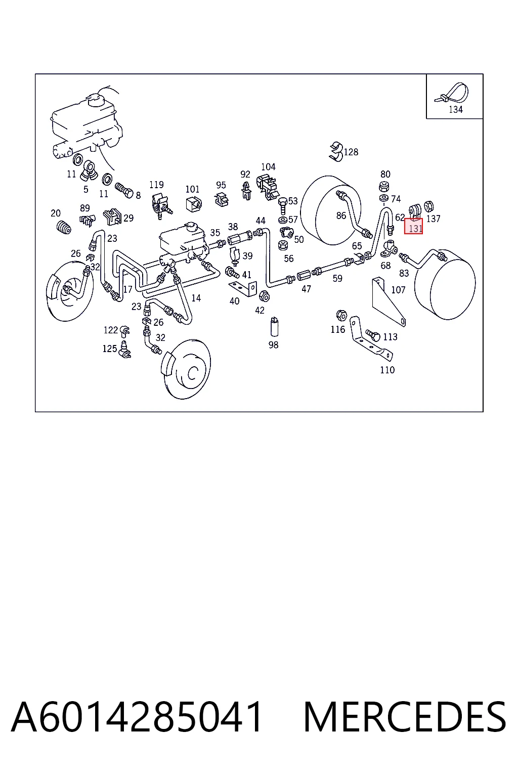 A6014285041 Mercedes