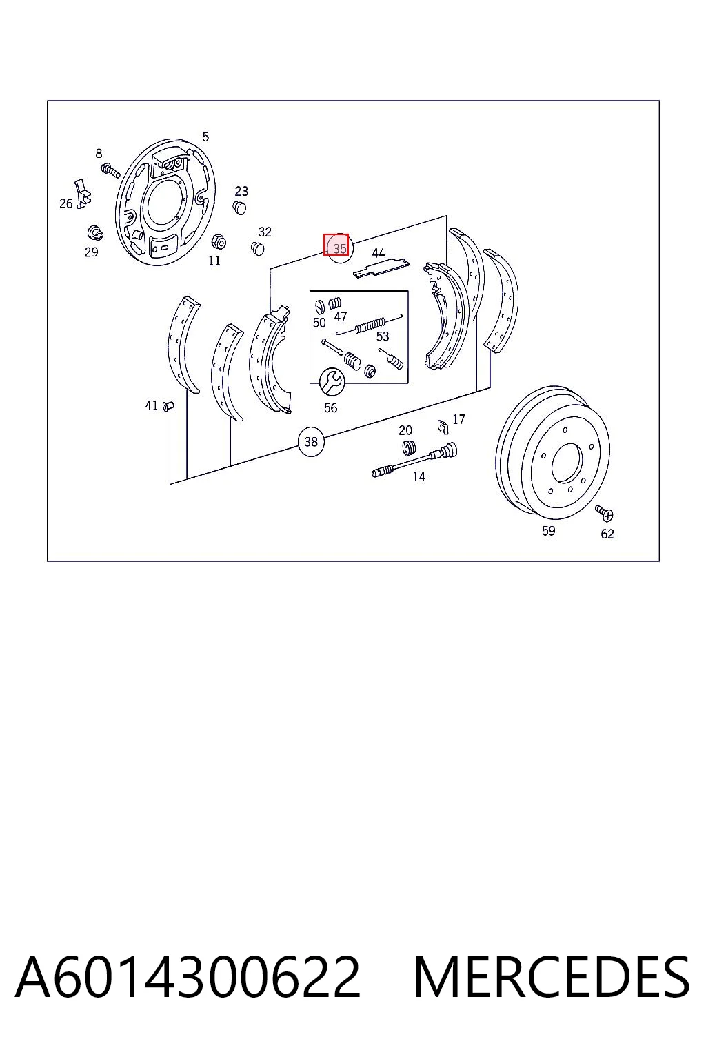 A6014300622 Mercedes