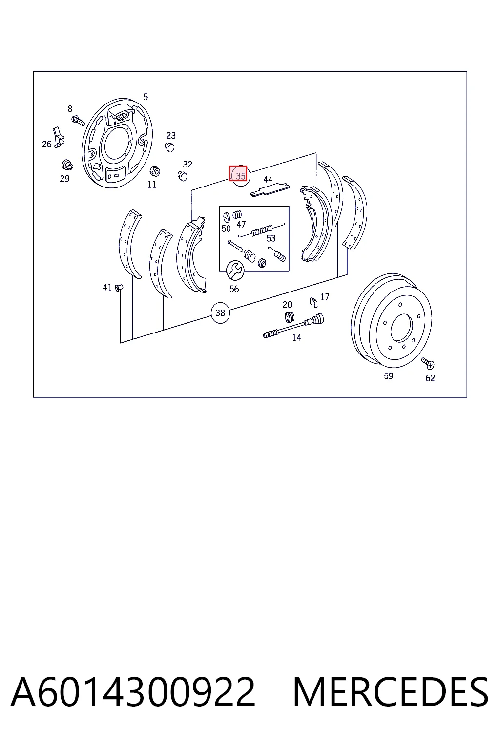A6014300922 Mercedes