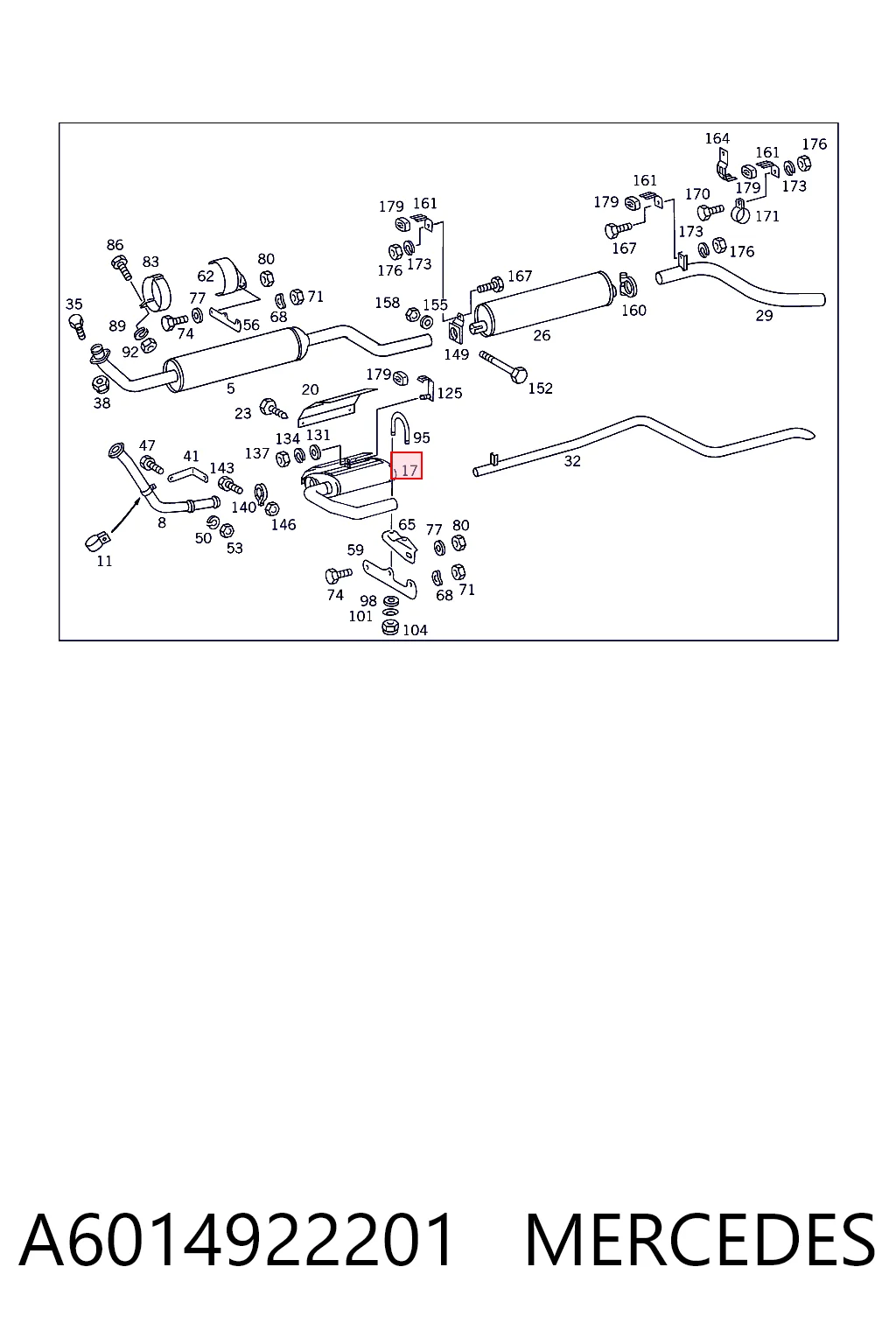 A6014922201 Mercedes