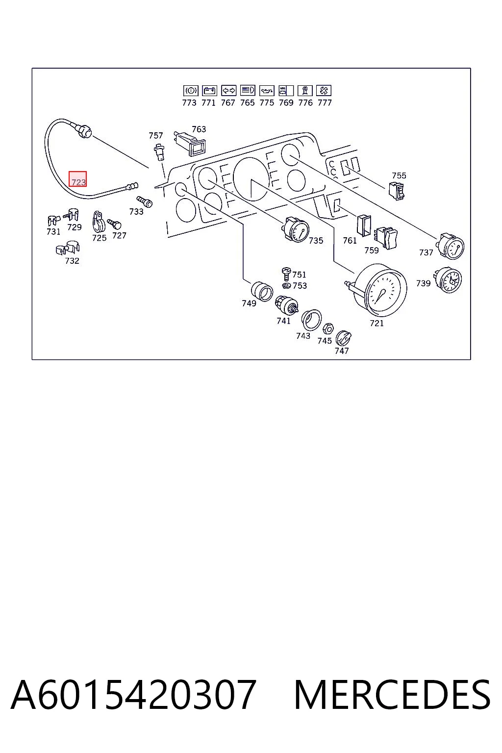 A6015420307 Mercedes