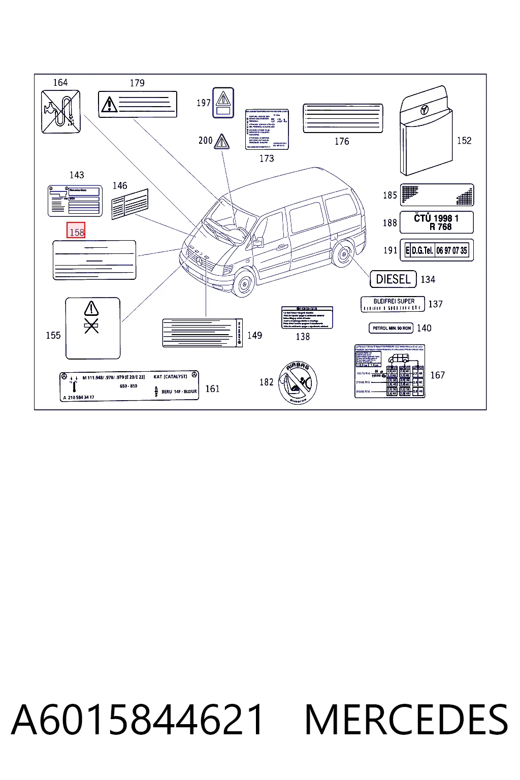 A6015844621 Mercedes