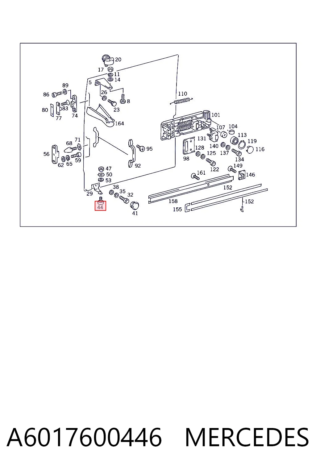 A6017600446 Mercedes