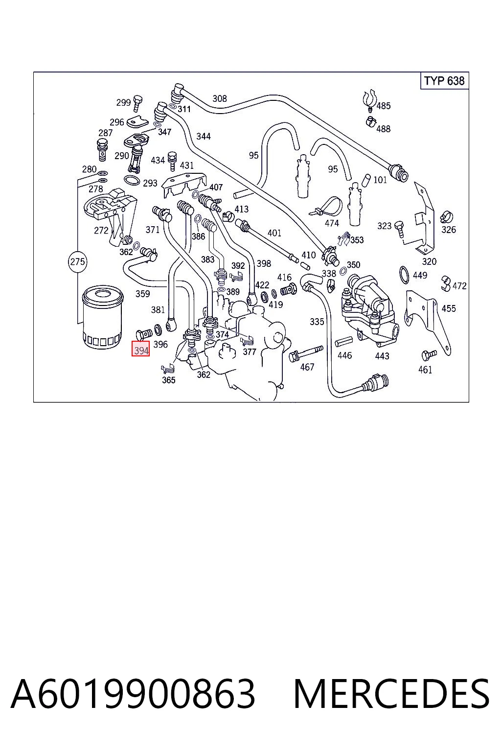 A6019900863 MERCEDES
