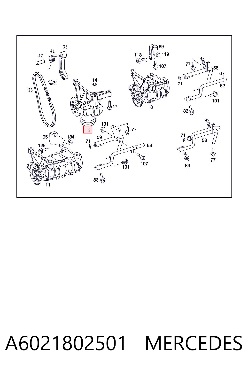 A6021802501 Mercedes