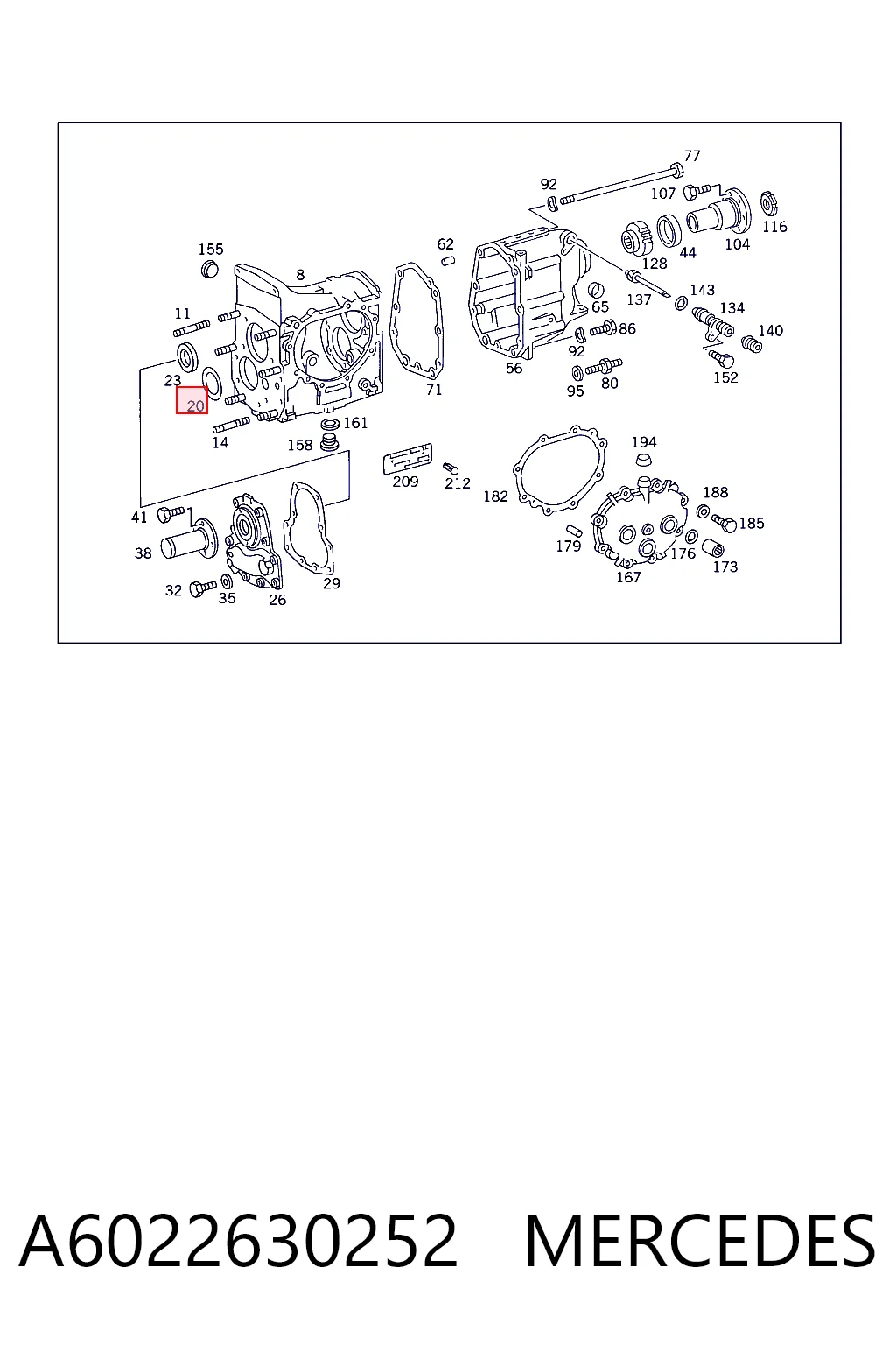 A6022630252 Mercedes
