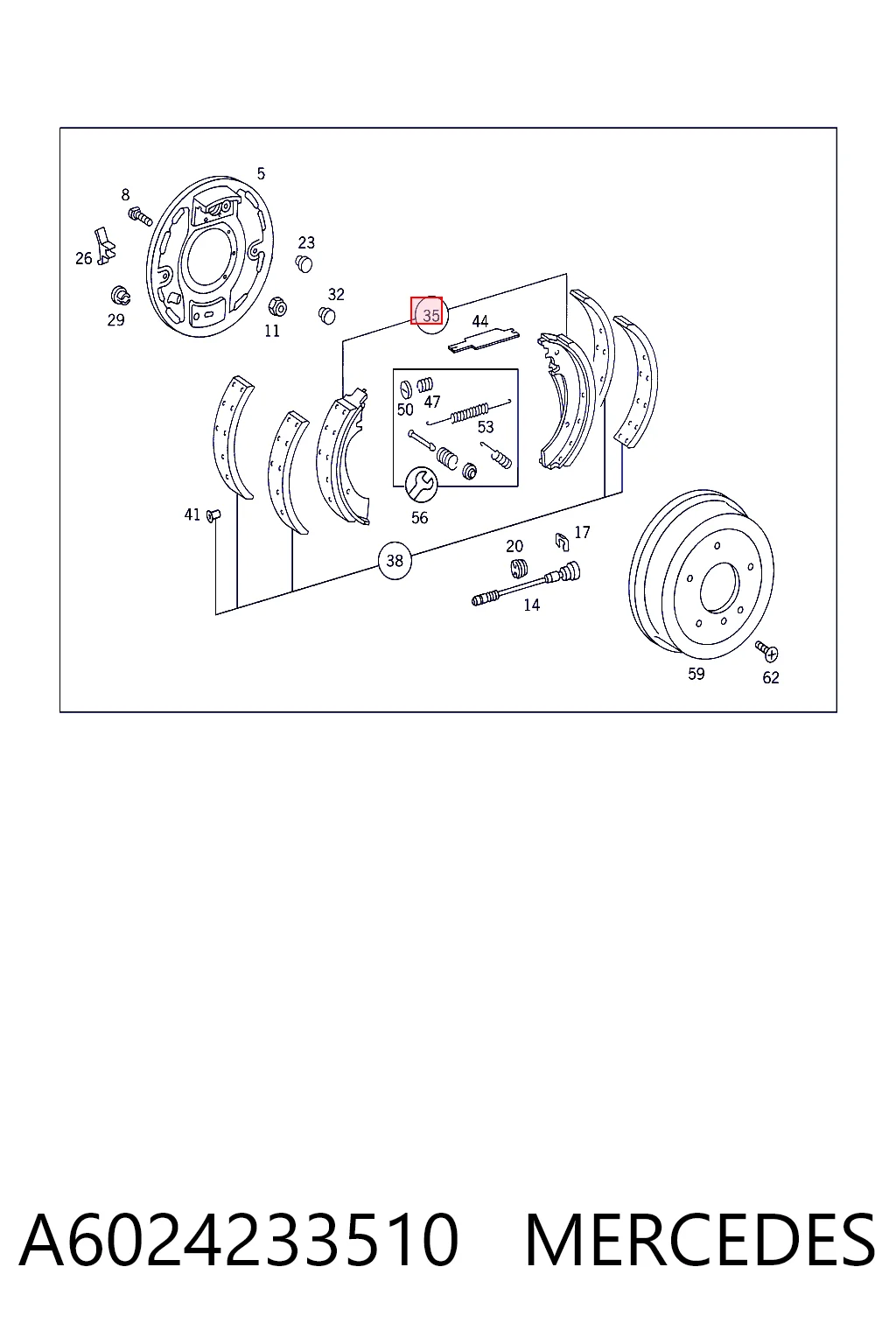 A6024233510 Mercedes