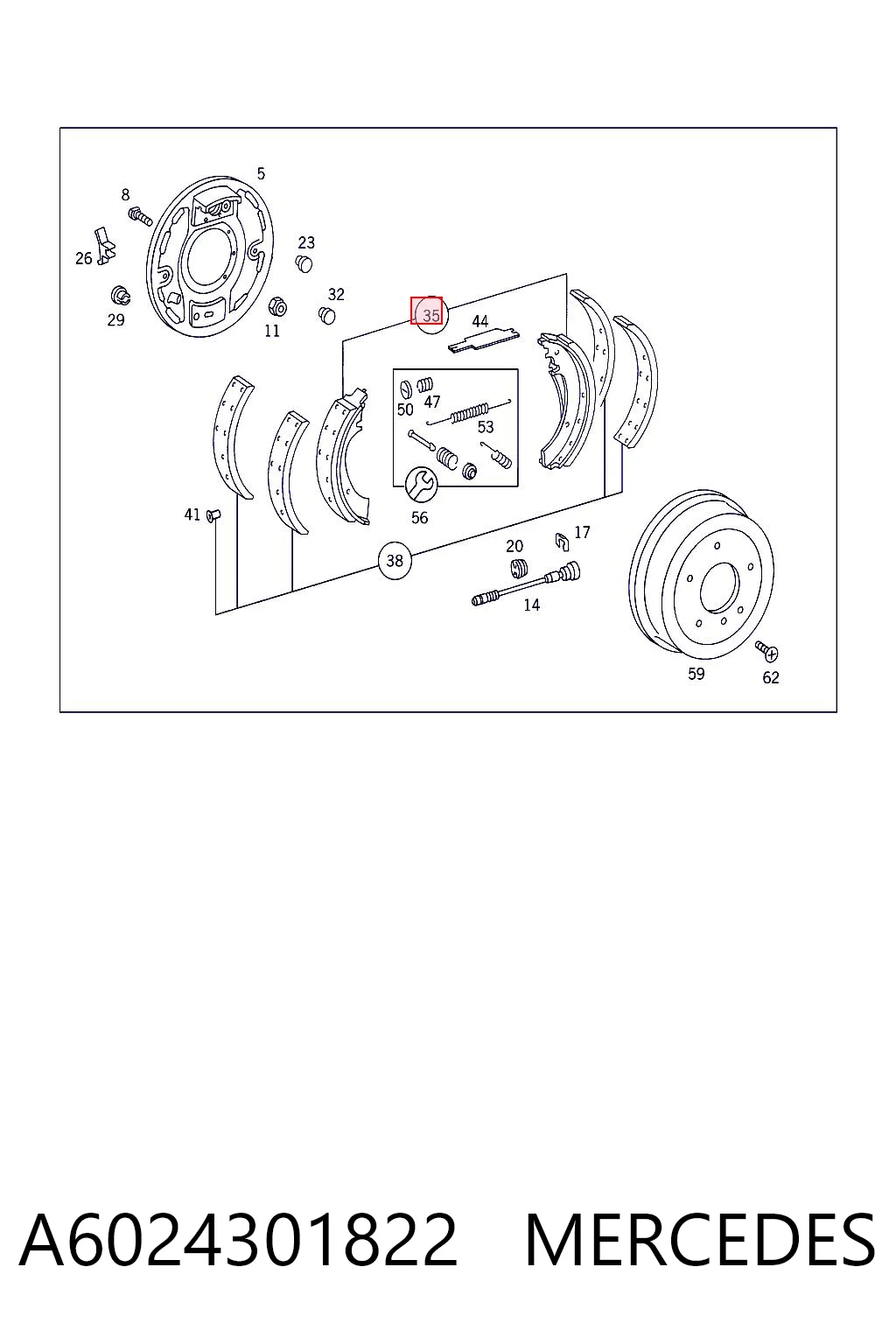 A6024301822 Mercedes