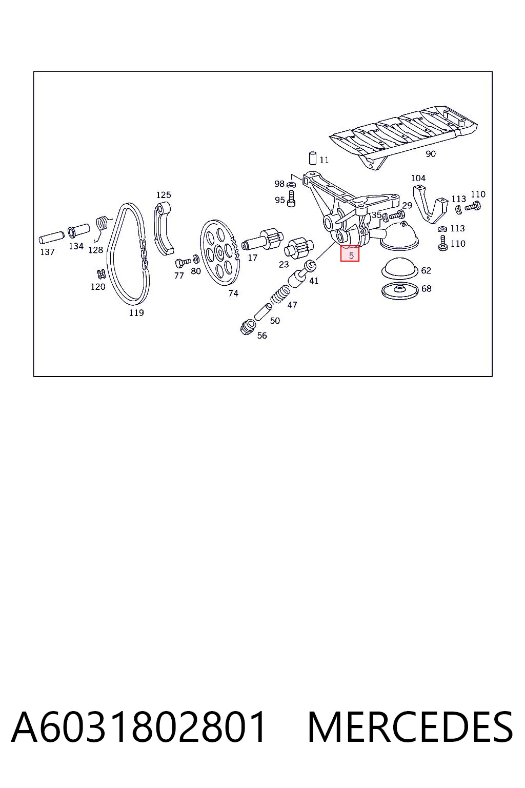 A6031802801 Mercedes