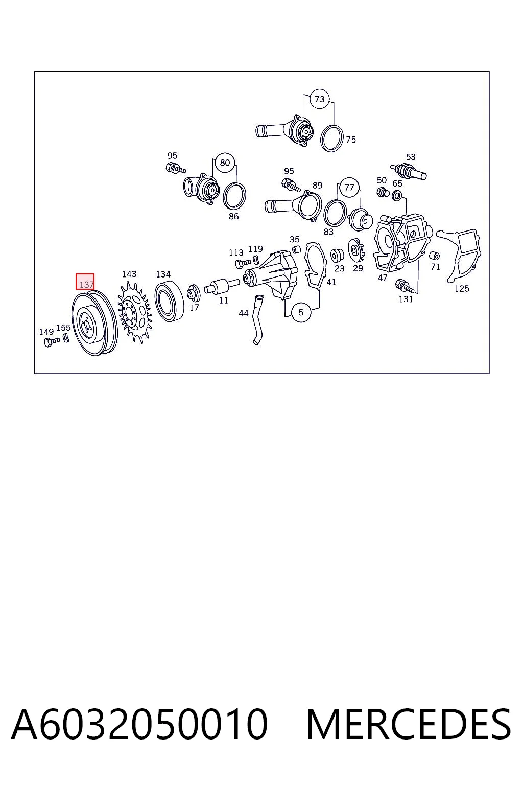 A6032050010 Mercedes