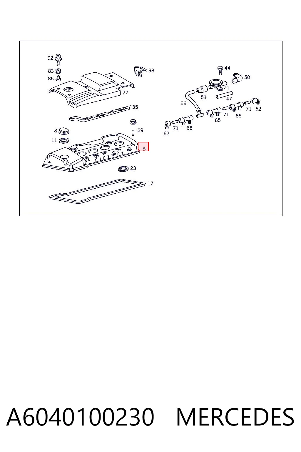 Comprar Tapa de balancines Mercedes C  W202 a bajo precio