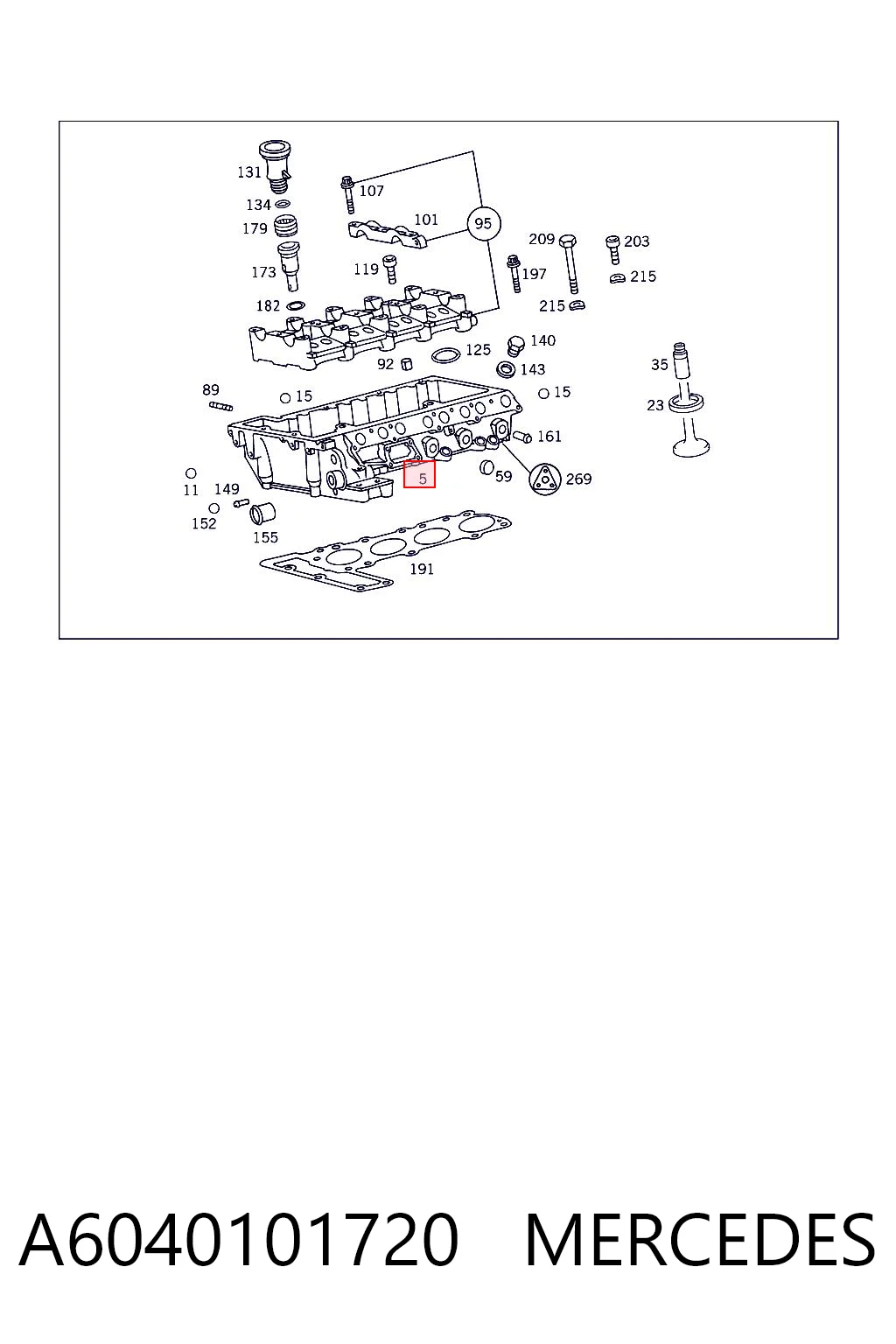 A6040101720 Mercedes
