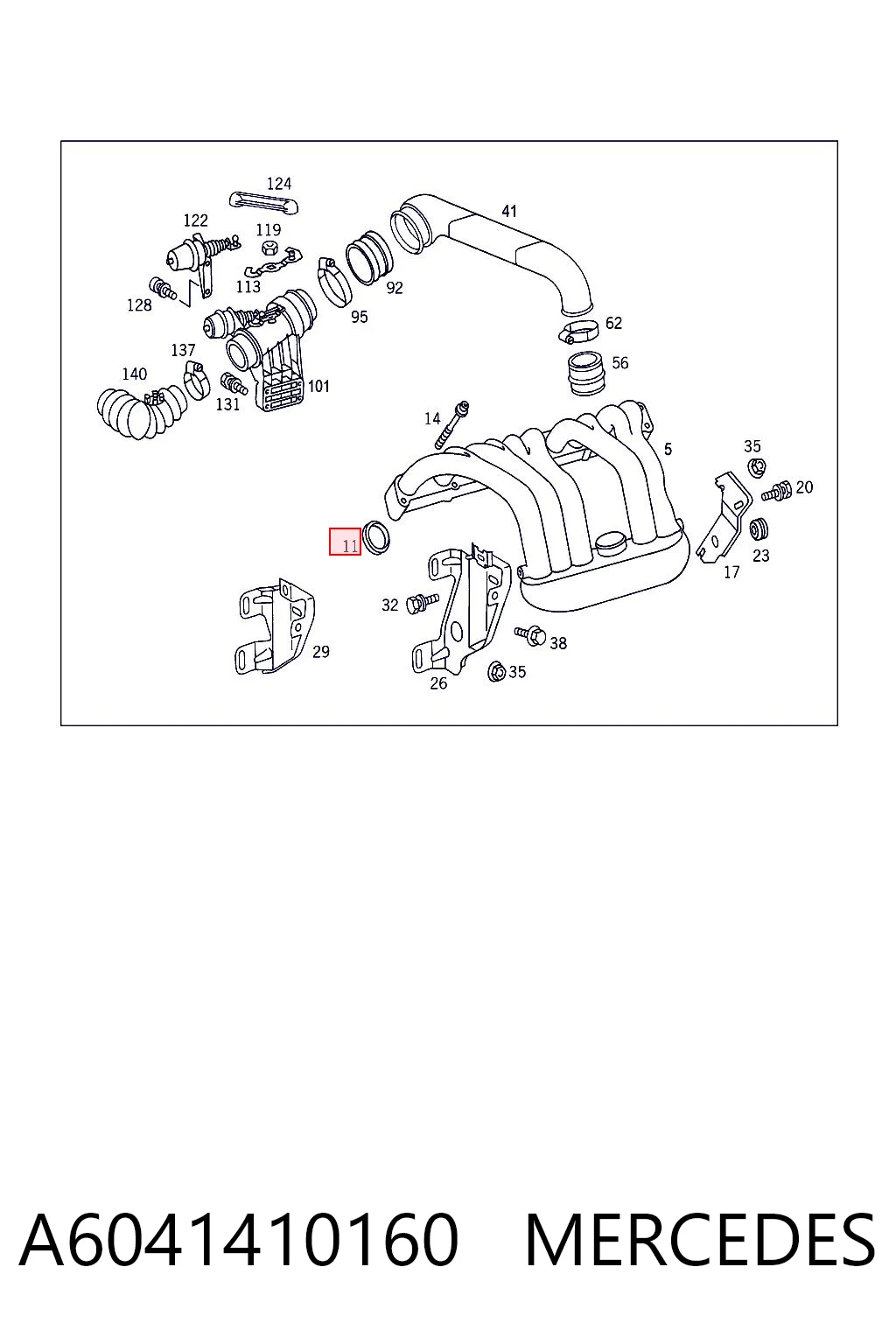 A6041410160 Mercedes