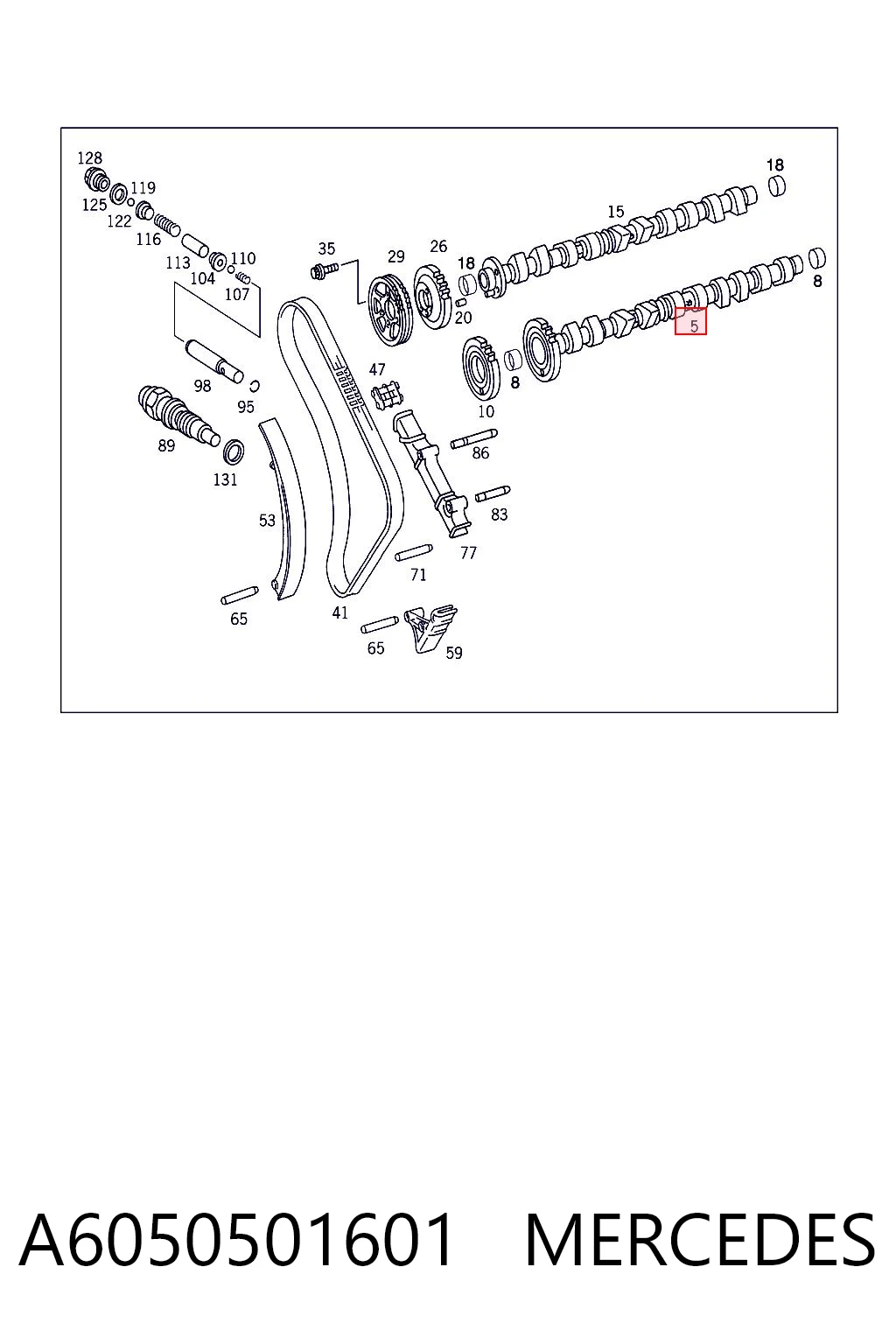 Comprar Árbol de levas Mercedes C S202 a bajo precio