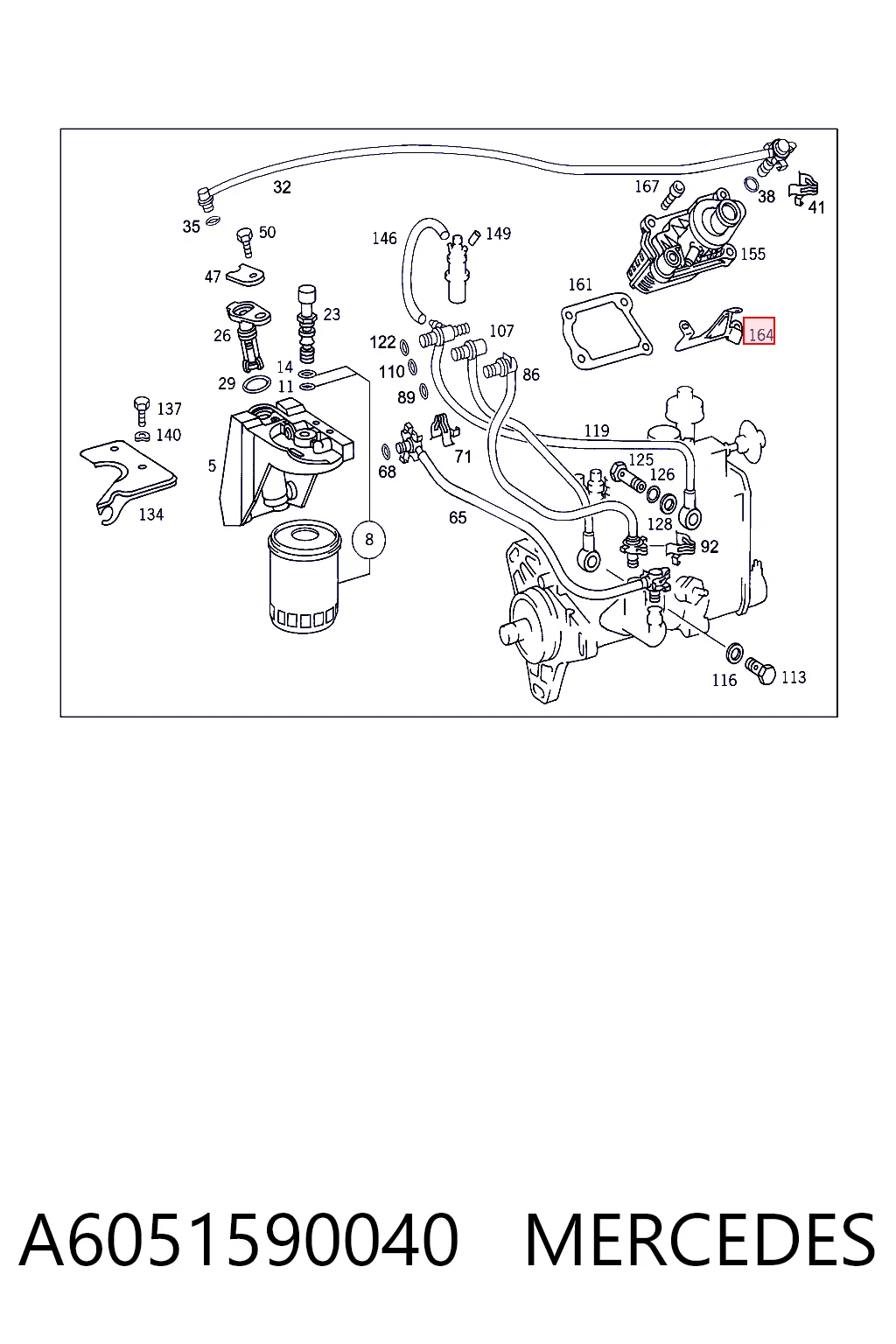A6051590040 Mercedes