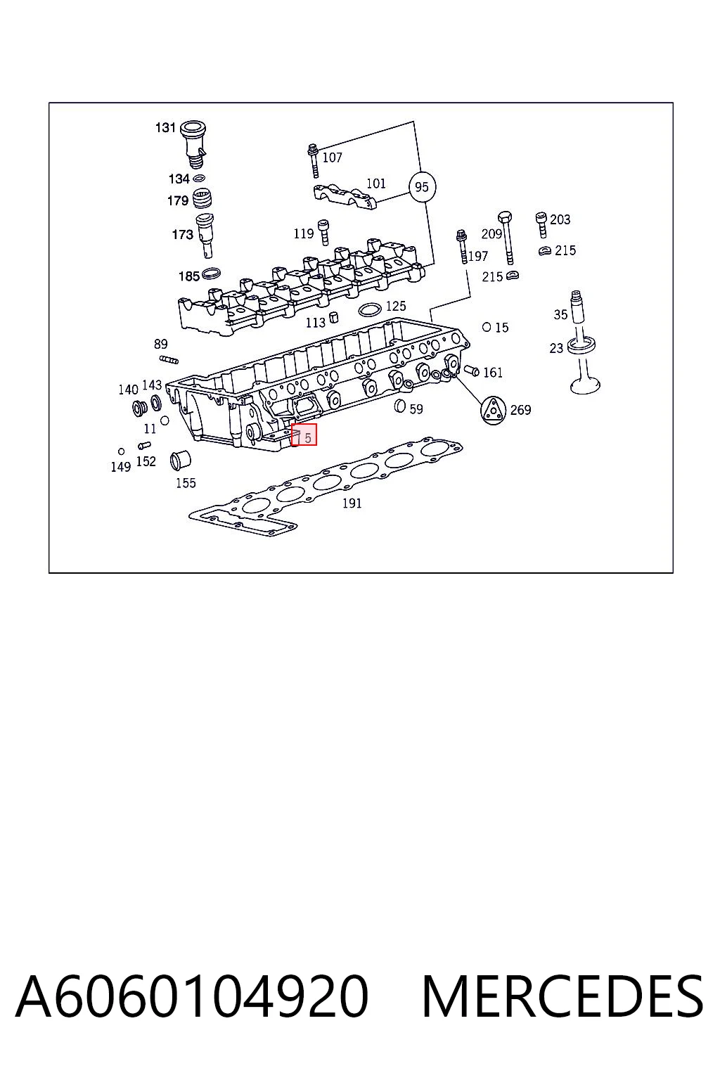 A6060104920 Mercedes