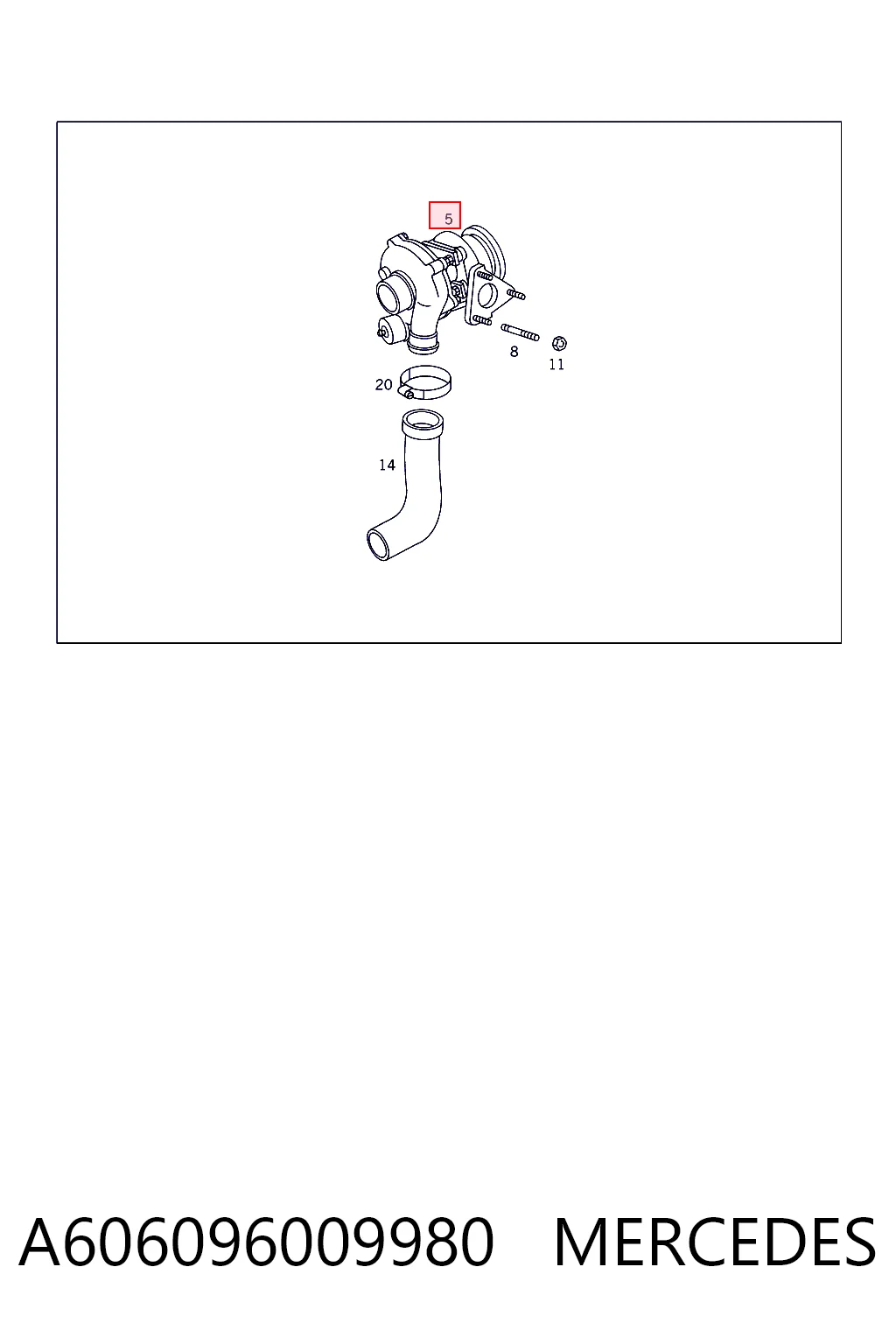 Turbo para motor para Mercedes S  W140