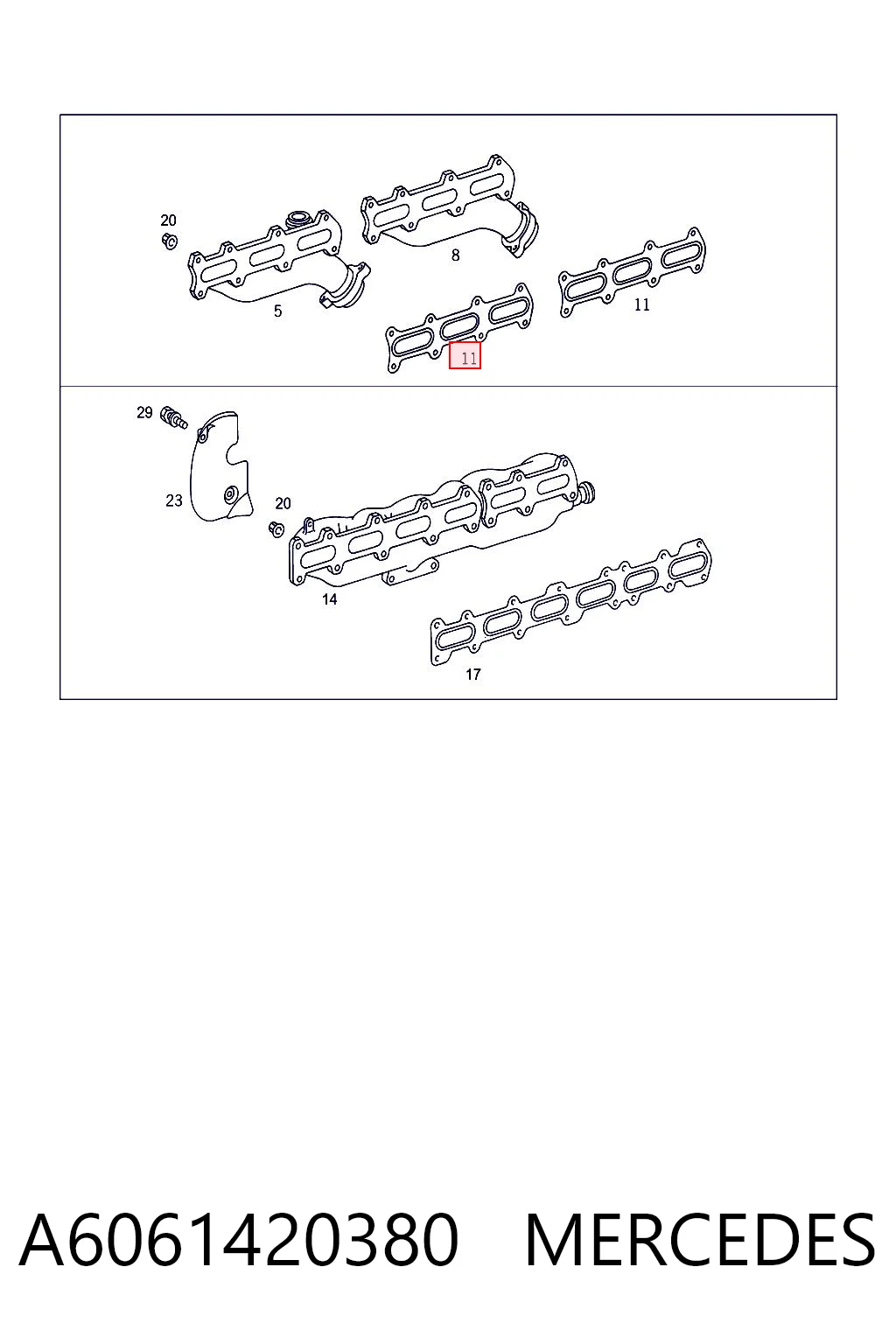 A6061420380 Mercedes