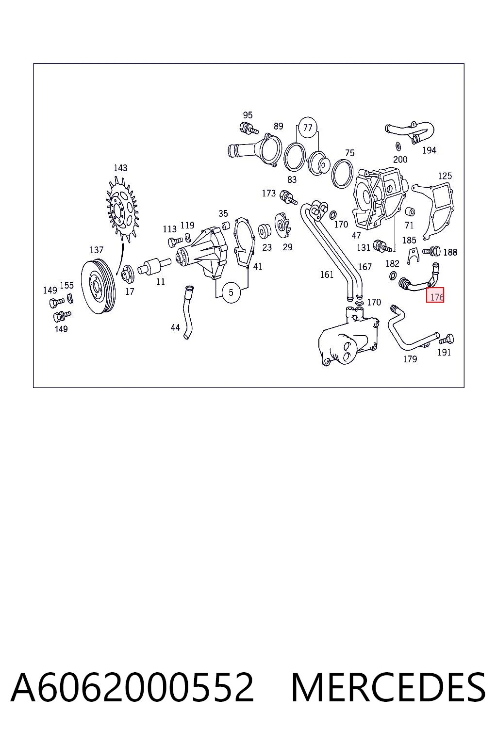 A6062000552 Mercedes