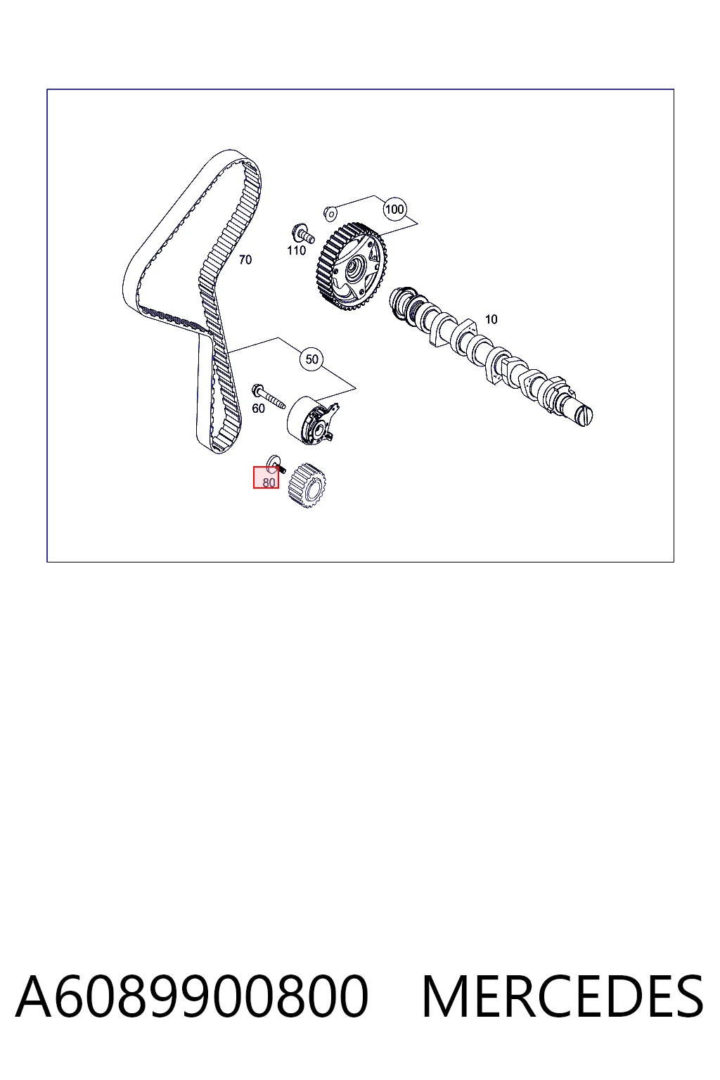 A6089900800 Mercedes