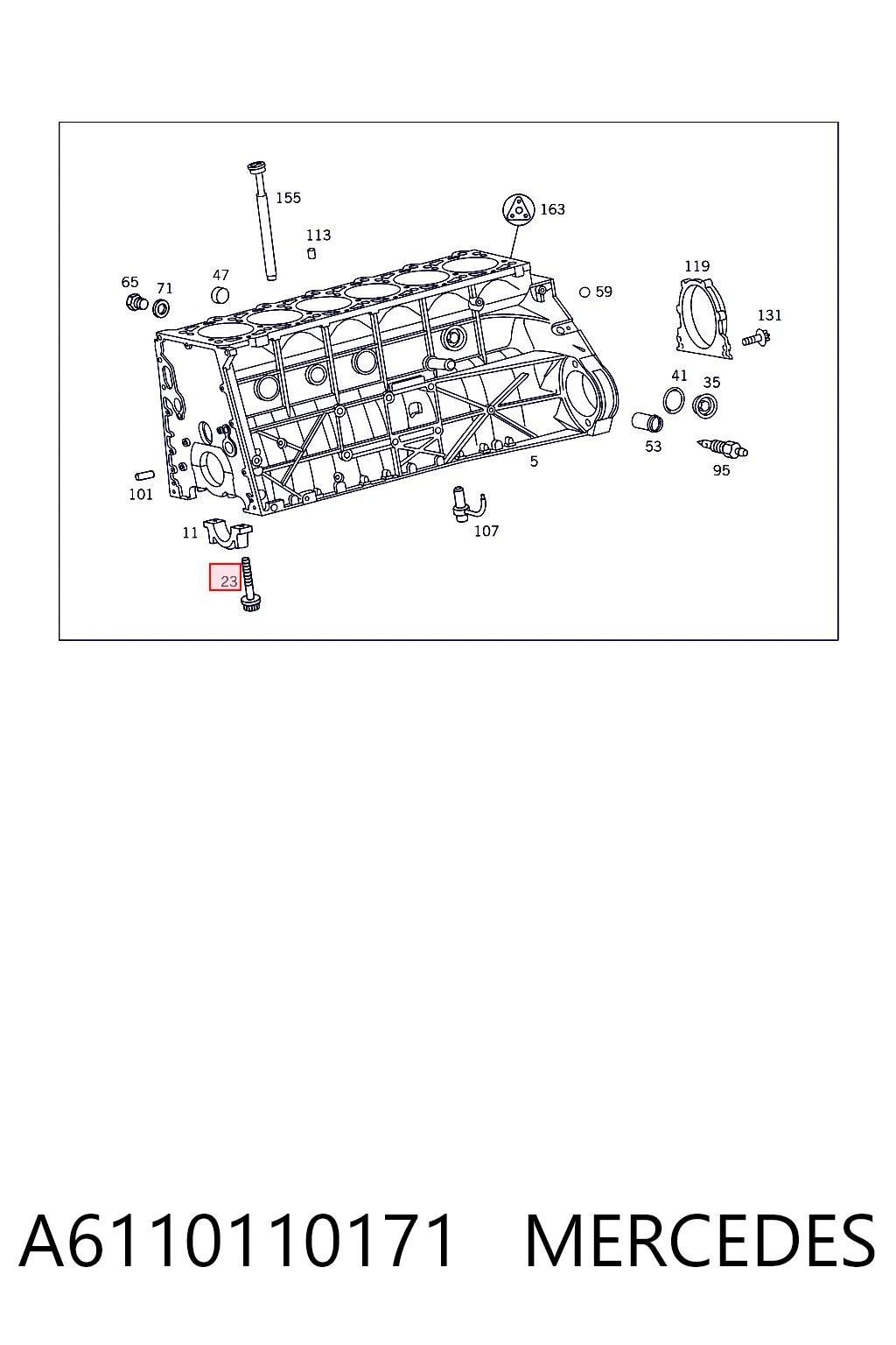A6110110171 Mercedes