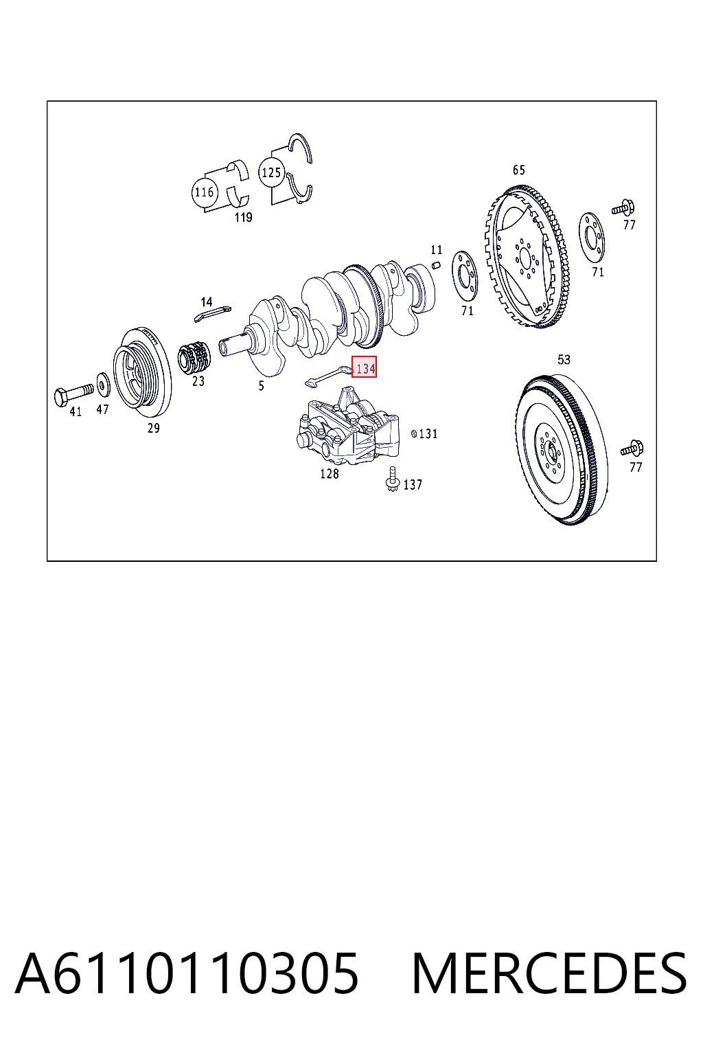A6110110305 Mercedes