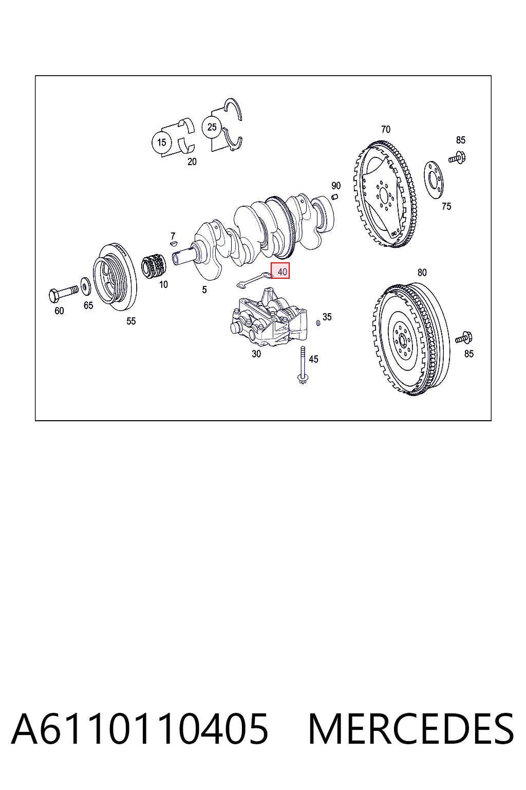 A6110110405 Mercedes